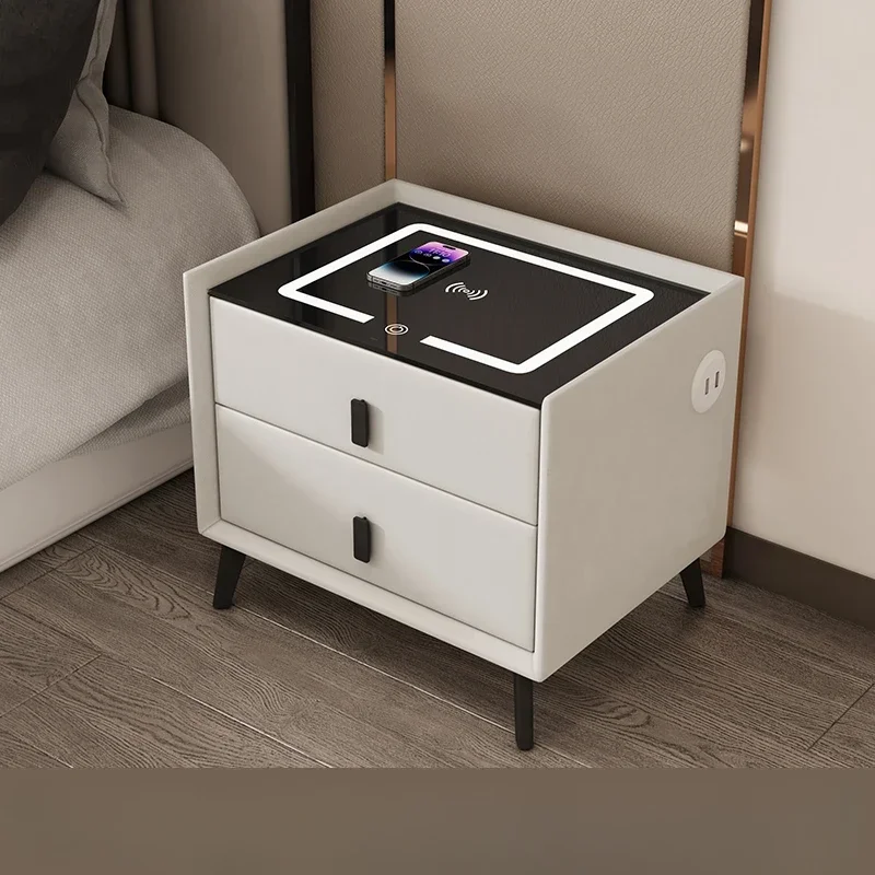 Элегантный прикроватный столик роскошные столы экономичные гладкие тумбочки