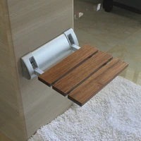 wooden folding shower chair bathroom relaxing modern toilet shower chairs wall mounted elderly taburete plegable home furniture