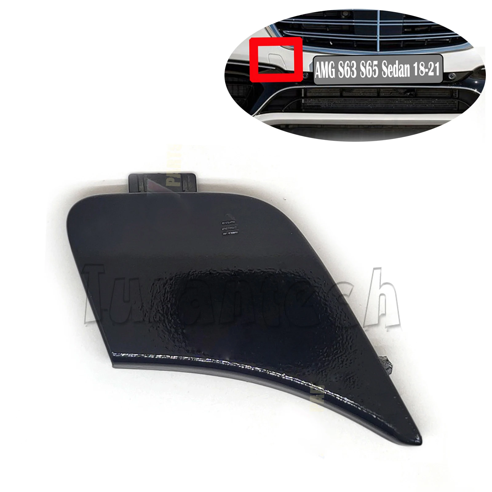 

Передняя буксировочная Крышка для 17-20 Mercedes AMG S slass S63 S63AMG S65 65AMG W222 Sedan W217 Coupe Cabrio, бампер с крючком, буксировочная крышка