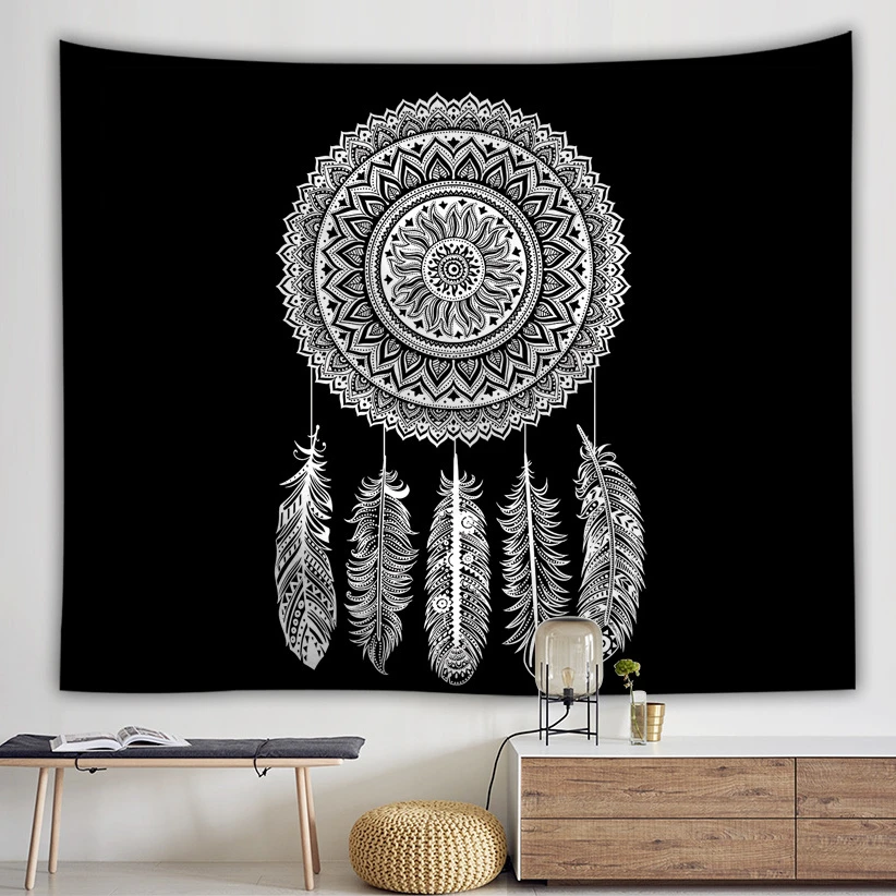 Dream Catcher Series Tapestry Modern Simple Home Wall Decorative Cloth Background Wall Hanging Cloth Bedroom Tapestry