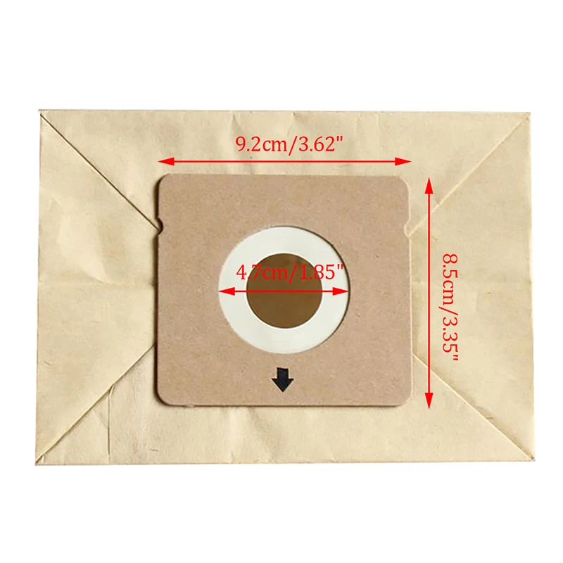 5 шт./лот универсальные мешки для пыли сменный мешок пылесоса бумажный