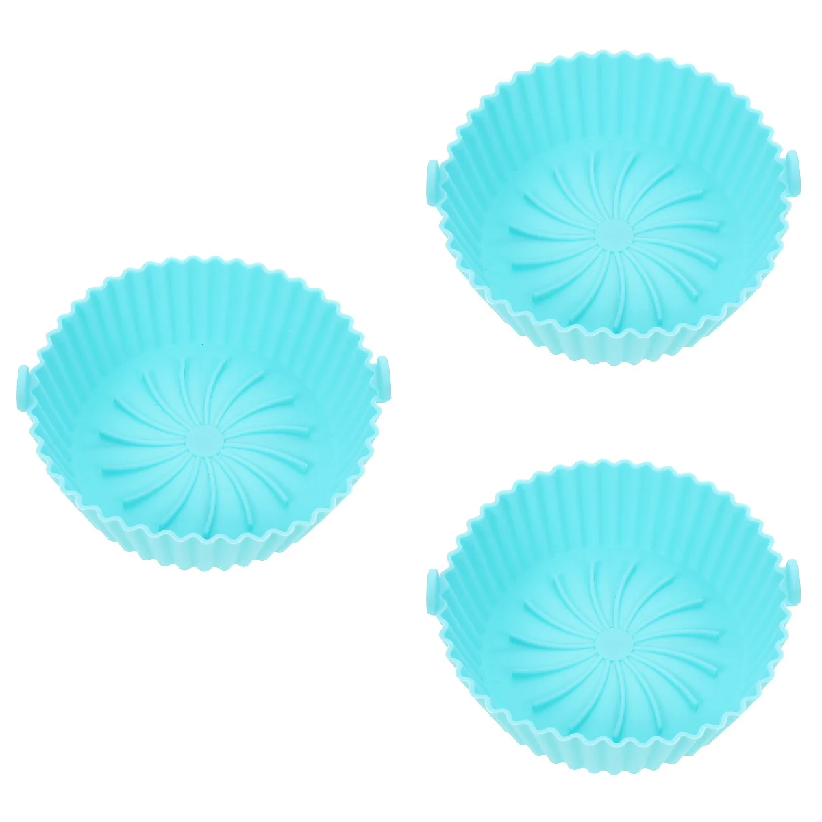 

Fryer Air Silicone Reusable Accessories Liners Liner Pot Basket Airfryer Oven Accessory Bowlmat Round Washable Pan Egg Paper