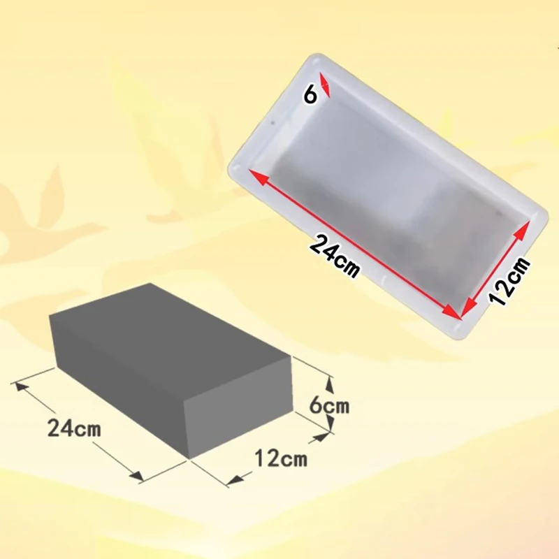 DIY форма для тротуарного кирпича прямоугольной формы многоразовая изготовления