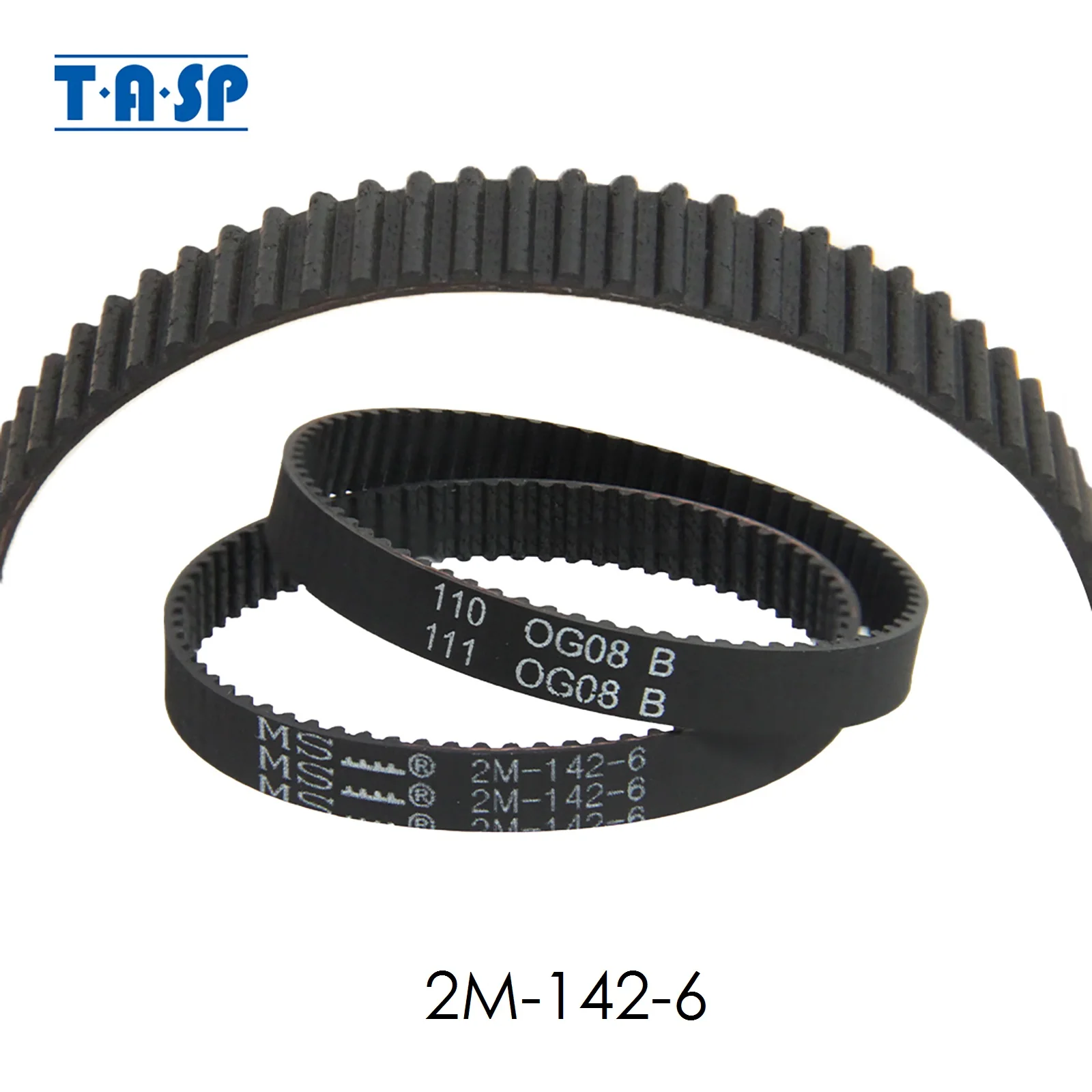 

TASP 2 шт. приводной ремень ГРМ для пылесоса 2M-142-6 по периметру 142 мм ширина 6 мм зубья 71 синхронная конвейерная лента запасная часть