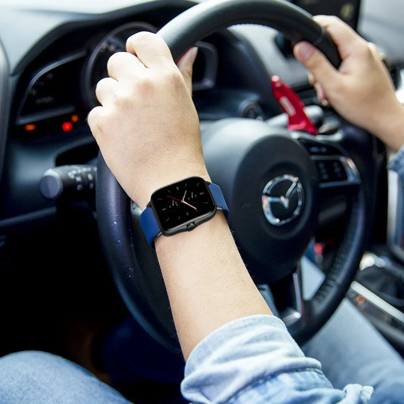 Силиконовый ремешок для Amazfit GTS 4/3/2/2e/GTS2 Mini/bip-U-S/GTR 42 мм/47 мм спортивный браслет