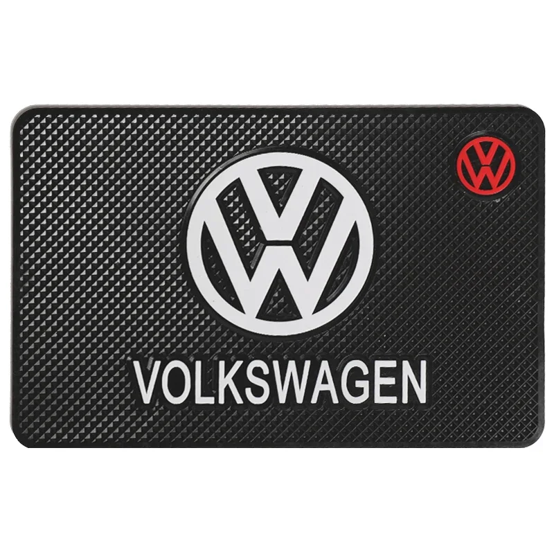 

Нескользящий Силиконовый коврик для салона автомобиля Volkswagen VW RLine R GTI Golf Amarok T5 ID3 Tiguan