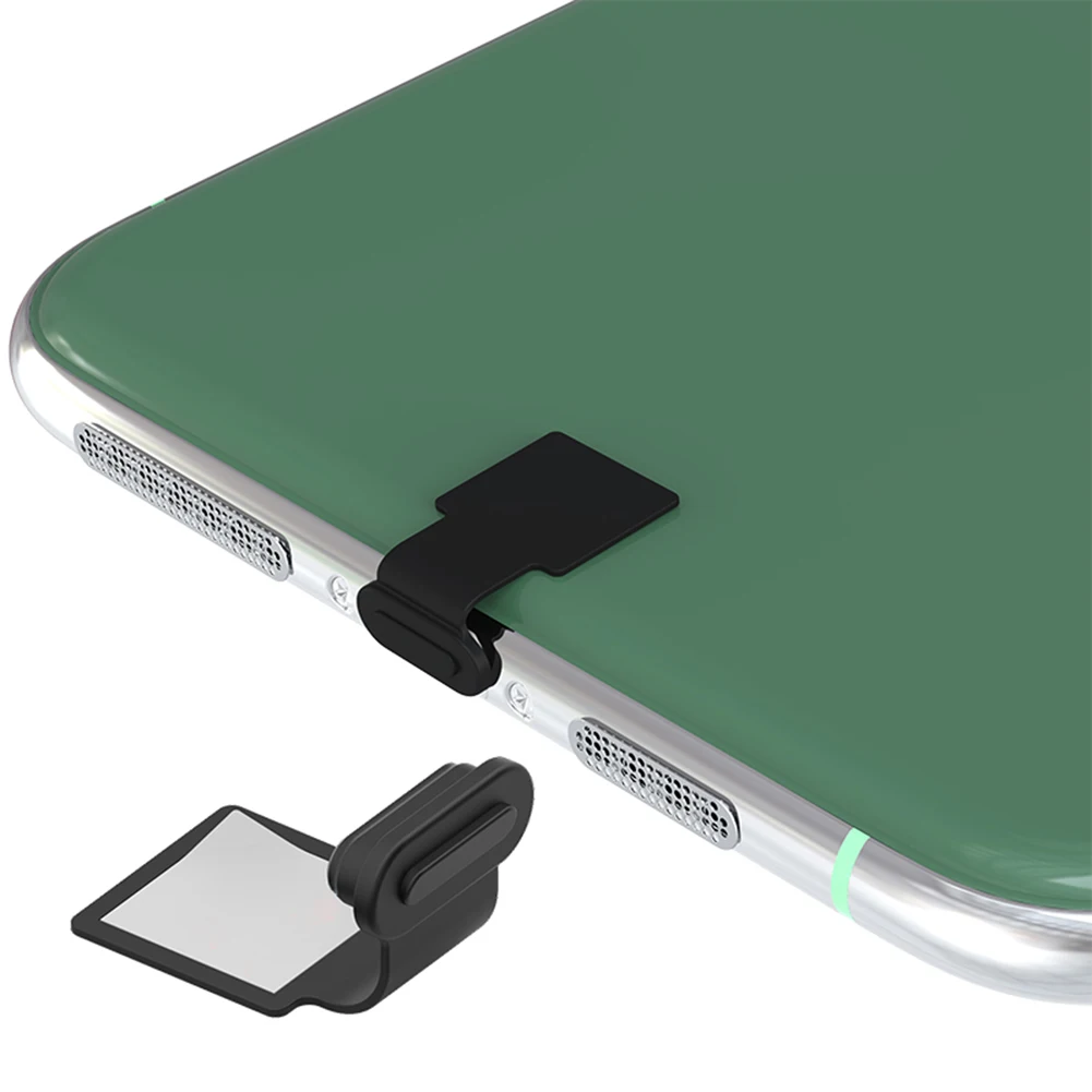 

Силиконовая Пылезащитная заглушка для телефона, пылезащитная заглушка для зарядного порта, 0,4 мм, ультратонкая для iPhone Micro Type-C iOS