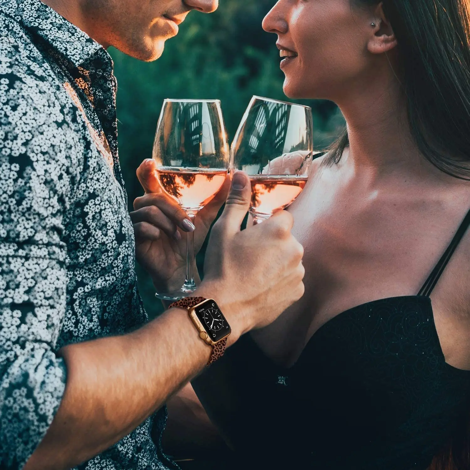 Bands for Apple Watch 38/40/41/42/44/45mm, Stainless Steel Mesh Metal Milanese Loop Replacement Band For iWatch Series 7 6 5 4 3