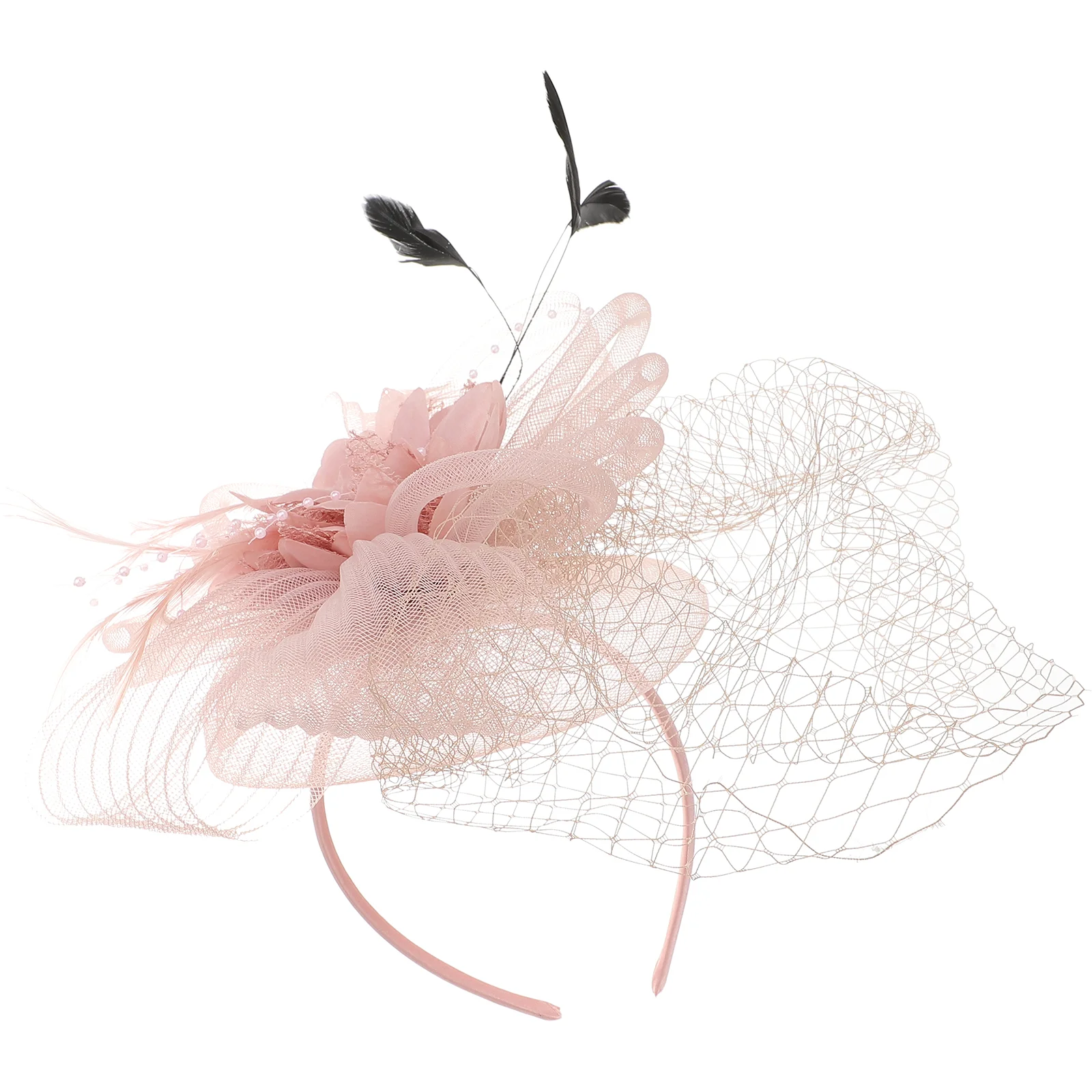 

Womens Headband Cocktail Tea Party Headpiece Headband Wedding Party Fascinator