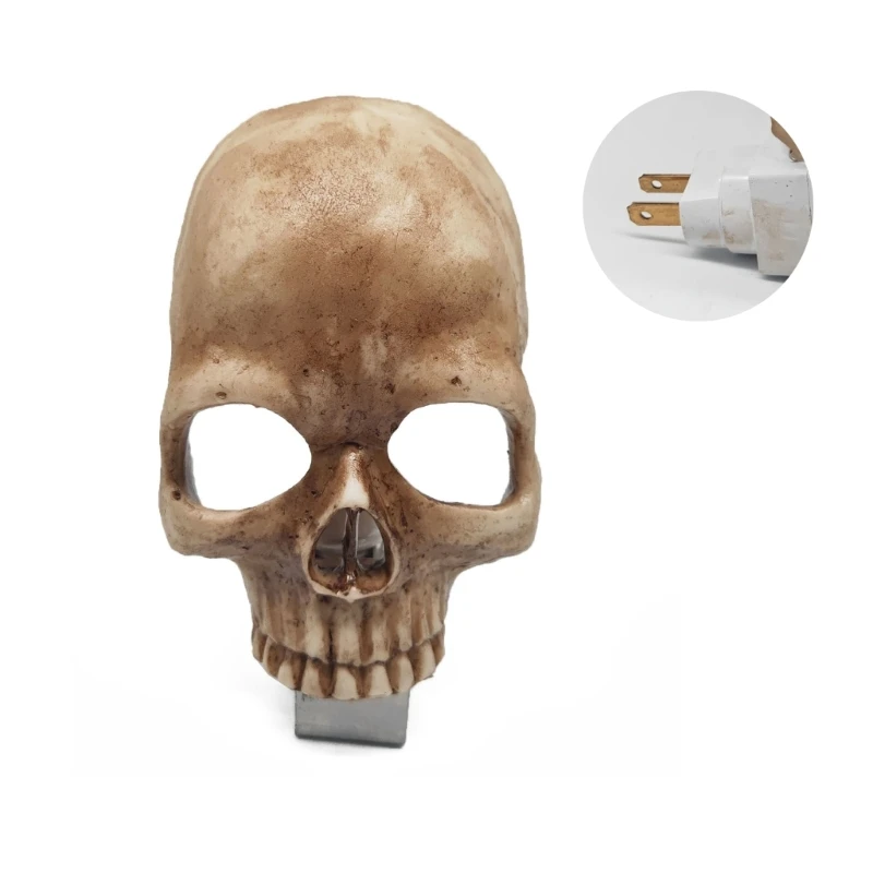 

Halloween Skeleton Night Light Skull Candle Home Decor Gothic Lamps