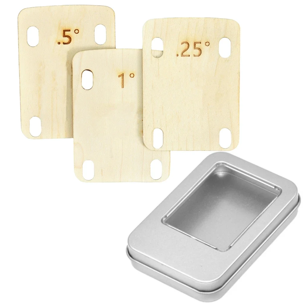 Для гитары Деревянный из клена Neck Shims Guitar Versatile 2-3/16 дюйма X 3 регулировка угла для
