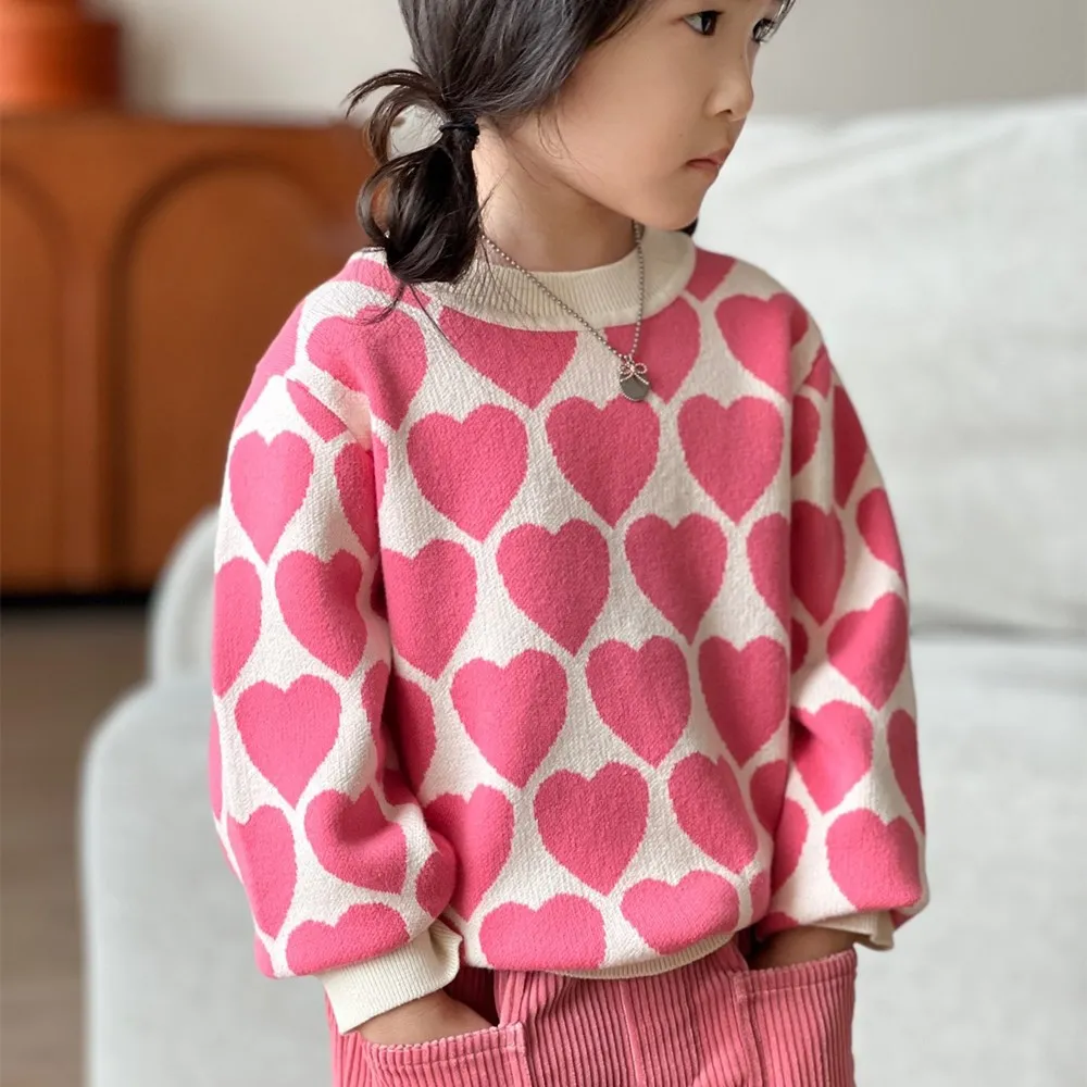 

Модные допаминовые свитера для маленьких девочек, детская одежда, высококачественный сверхмягкий Хлопковый вязаный свитер