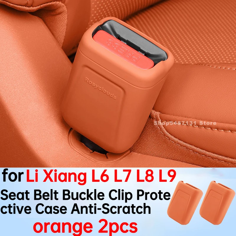 

Автомобильный ремень безопасности с пряжкой, защитный чехол против царапин для Li Xiang L6 L7 L8 L9, аксессуары для интерьера 2024 2025
