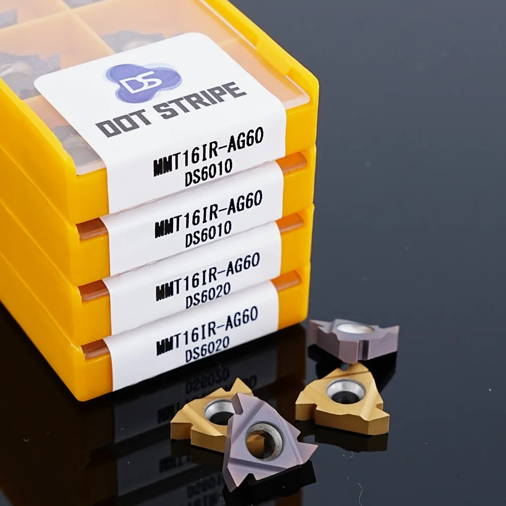 

10 шт. MMT16IR AG60 16ER твердосплавные вставки токарный станок с ЧПУ токарные вставки MMT 16IR токарные инструменты