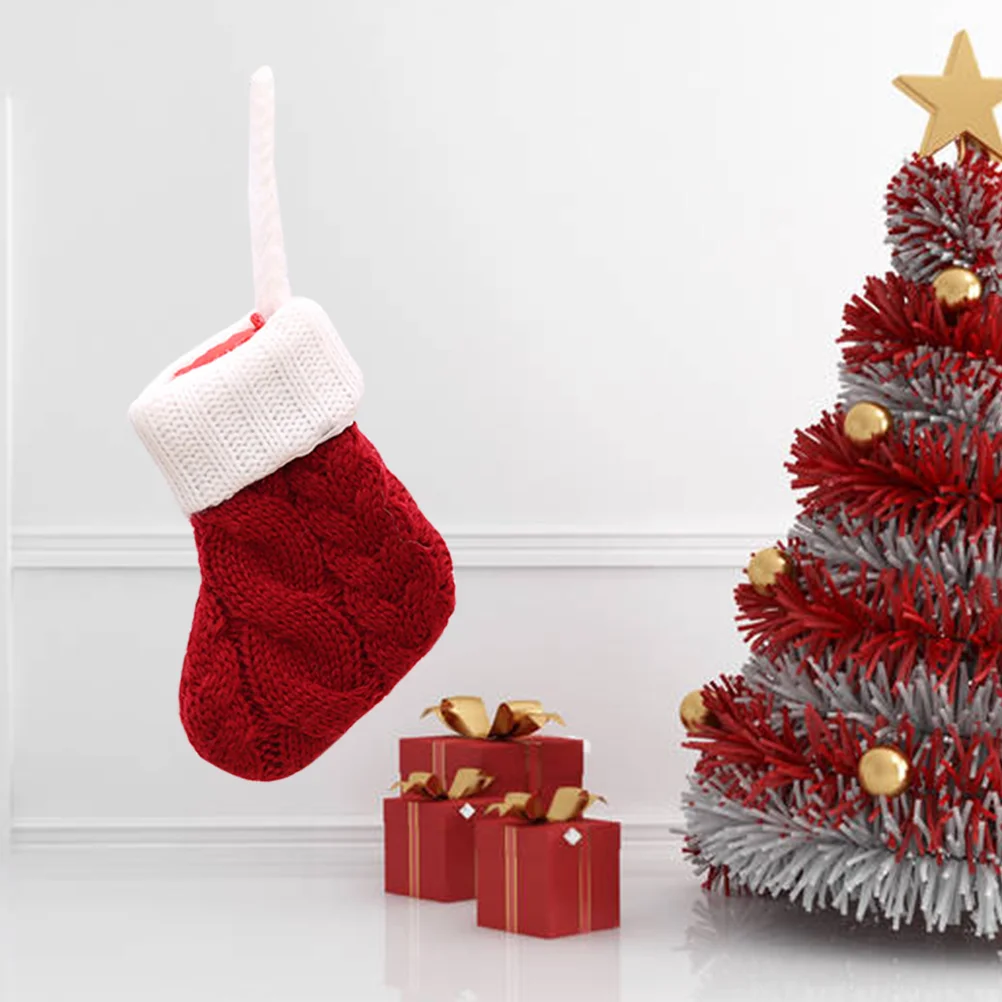 4 шт. рождественская посуда носки столовые приборы вилки сумки серебро чулки