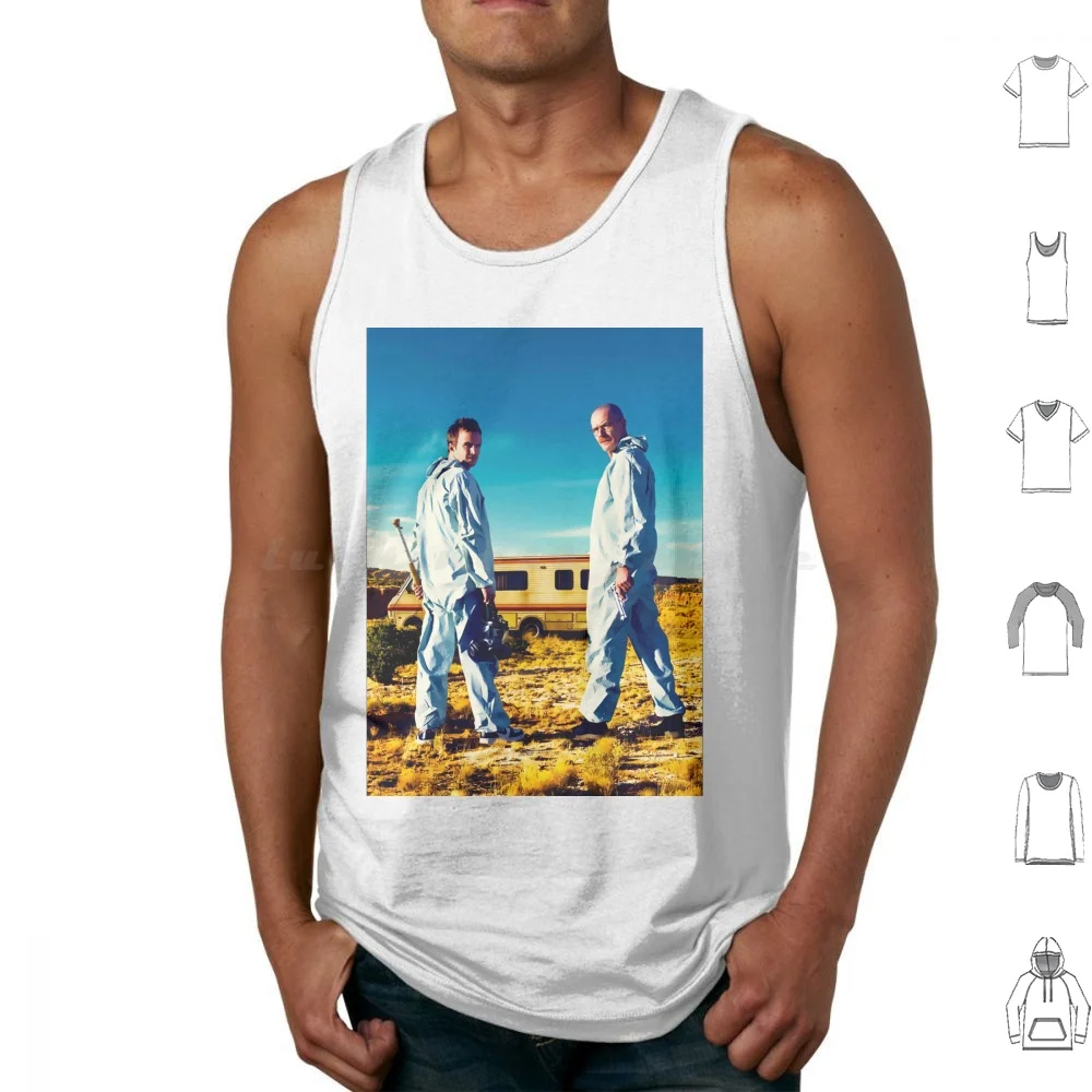 

7 Tank Tops Vest Sleeveless Walter White Jesse Pinkman Heisenberg Tv Show American Fan Tv Show Walter Tv Shows Jesse