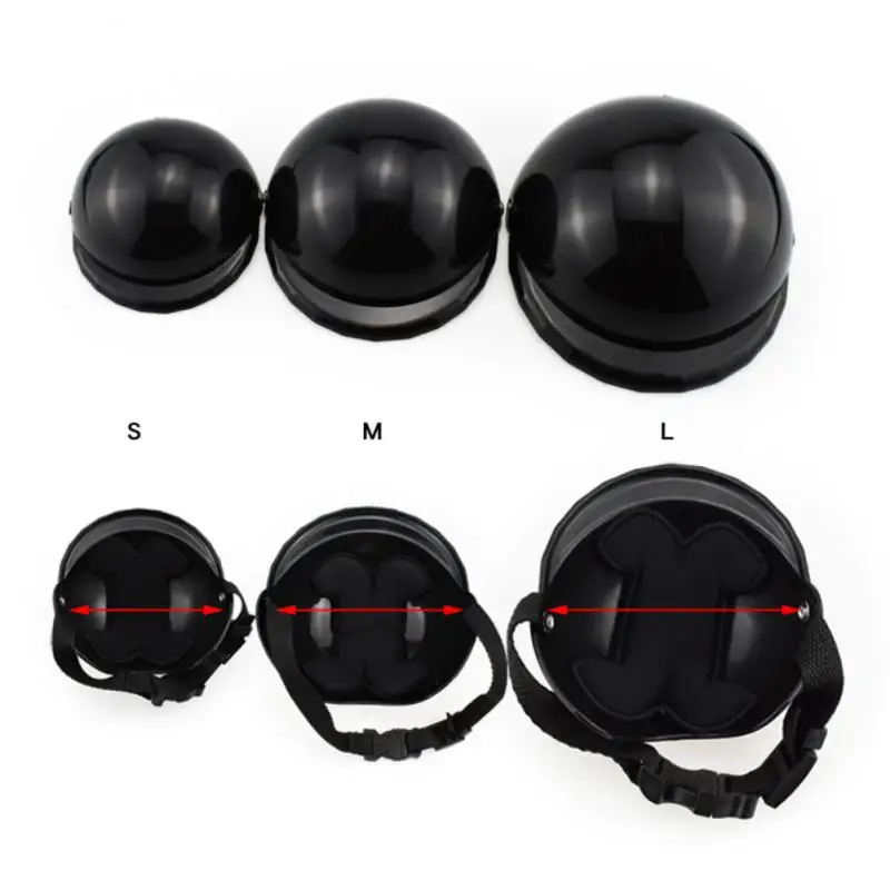 Outdoor Pet Helmet New Motorcycle Helmet With Sunglasses Pet