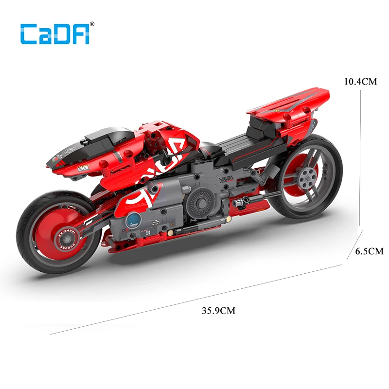 Модель мотоциклетного автомобиля ada строительные блоки 451 шт. искусственные