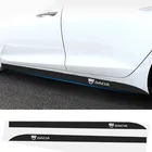 Наклейки на дверь и боковую юбку автомобиля, 2 шт., наклейки для кузова Dacia Duster 2021, Logan Dokker, beargy, Sandero, Stepway 2017, 2018, 2019, 2020