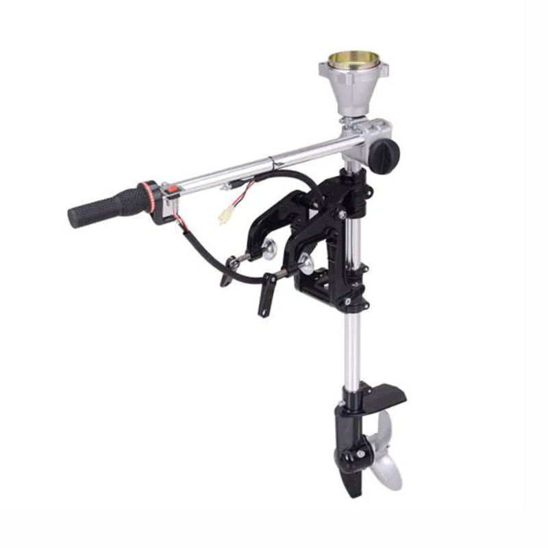 

Gasoline Lawn Mower Modified Bracket Inflatable Boat Fishing Boat Kayak Hook Outboard Motor Propeller 8000 RPM