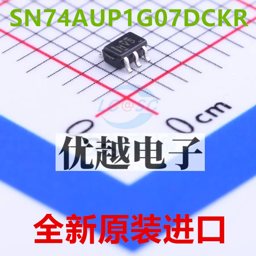 

10 шт. новые и оригинальные интегральные микросхемы SN74AUP1G07DCKR с инкапсуляцией SC70-5 для трафаретной печати HV5