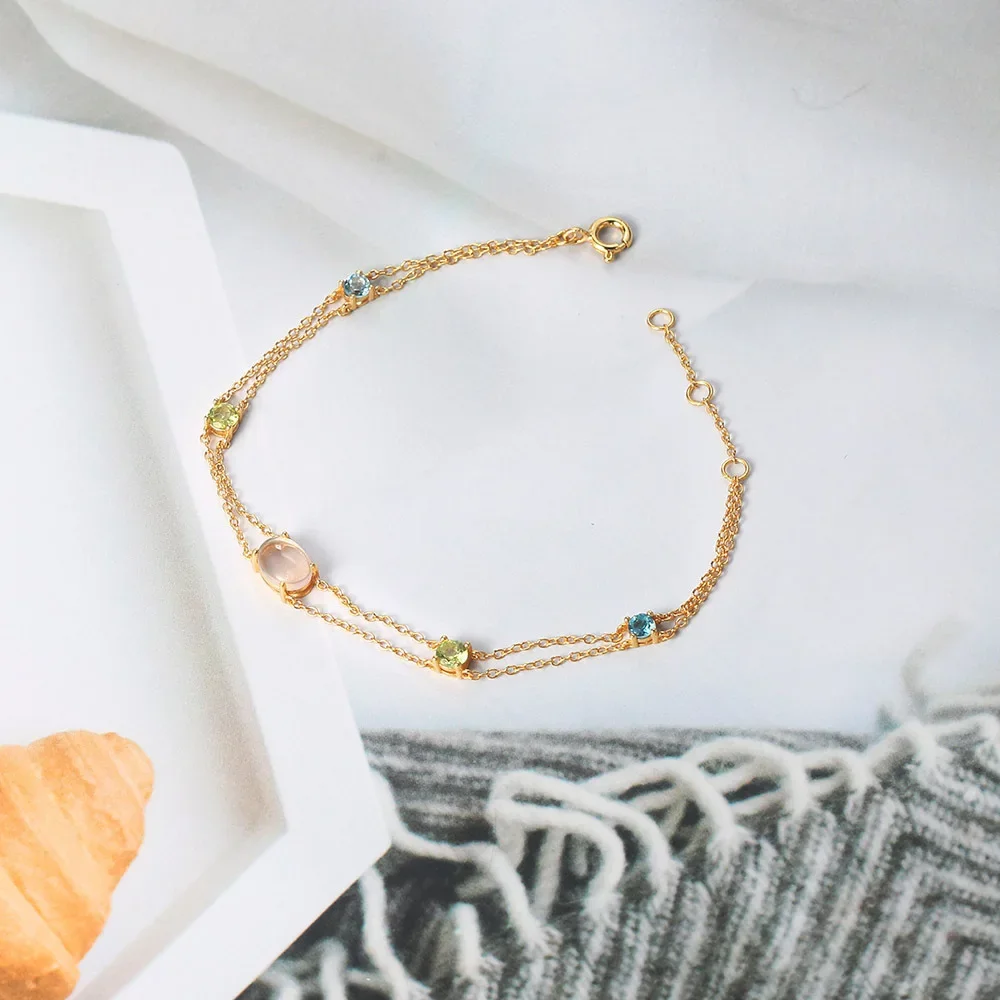 Y2K новый модный браслет из стерлингового серебра 925 пробы изысканный женский