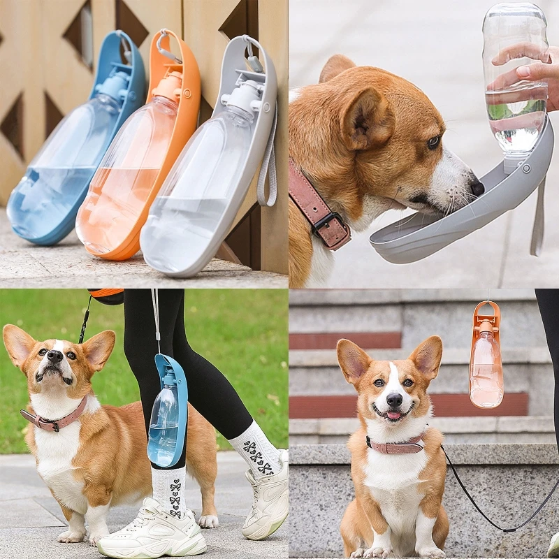 Foldable Pet Water Bottle Bowl For Big Dogs BPA Free Outdoor Drinking Cup Dog Gift Portable Drinking Dispenser Drop Shipping