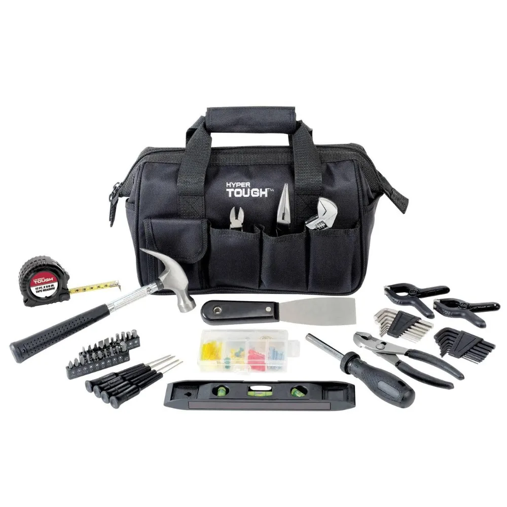 

89-Piece Household Tool Set,Black Tool Bag Electrician Repair Tools