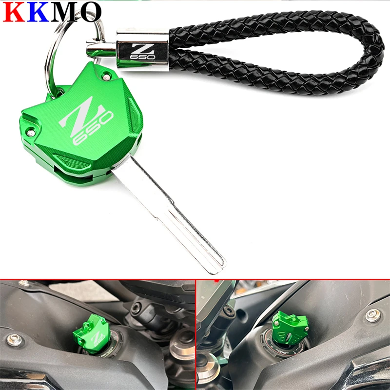 

Z650 Accessorie Motorcycle Keychain Case Shell & Keychain Key Ring For Kawasaki z650 Z650 Z 650 Z650RS 2017-2024