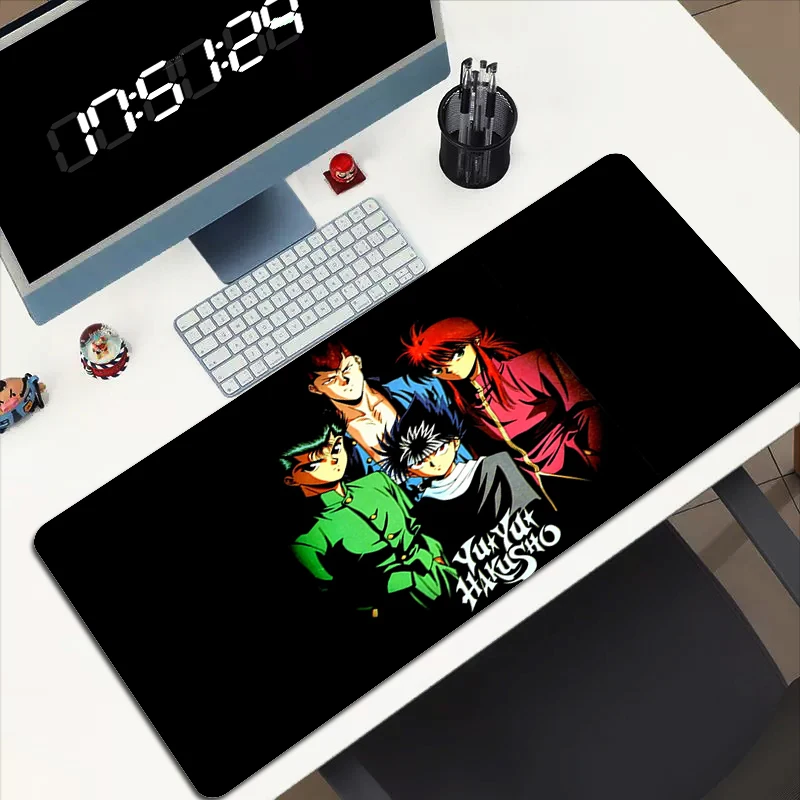 

YuYu Hakusho Keyboard Pad Playmat Xxl Mouse Gaming Mat Deskpad Animes Mause Table Desk Extended Mousepad Speed Moused Anime Pads