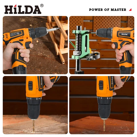 HILDA Беспроводная электродрель 12/16,8 В