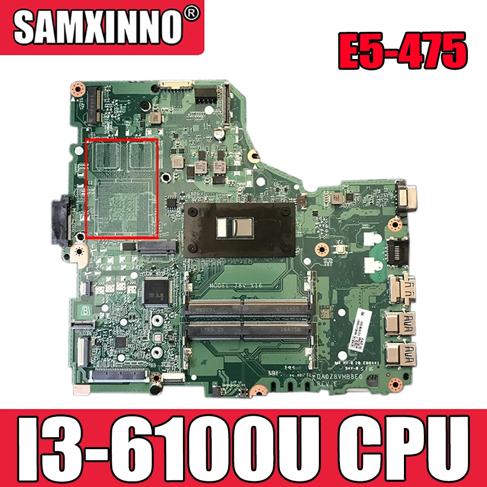 

Материнская плата для ноутбука ACER Aspire Φ, CPU: Φ SR2EU Модель: Z8V X16 DA0Z8VMB8E0 100% протестированная материнская плата