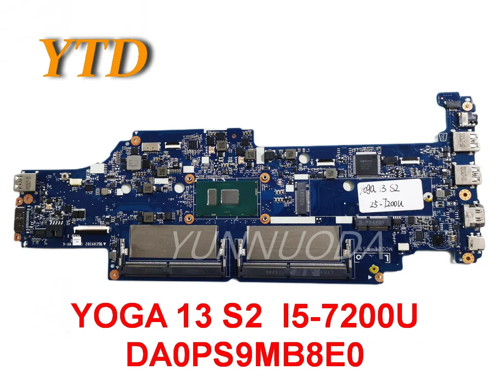 

Original for Lenovo Thinkpad YOGA 13 S2 Laptop motherboard YOGA 13 S2 I5-7200U DA0PS9MB8E0 tested good free shipping