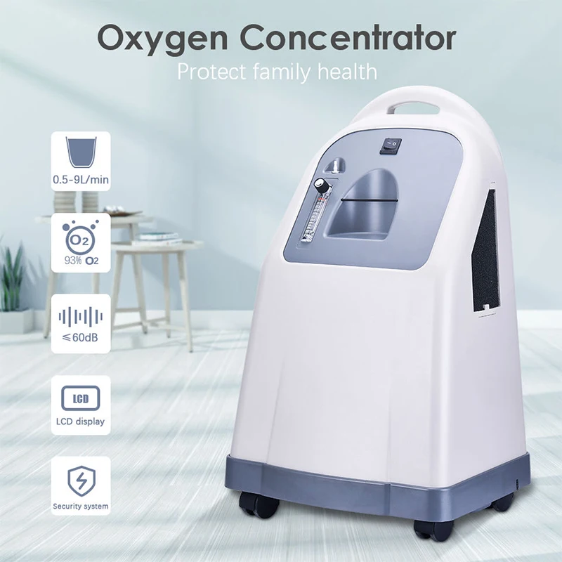 

KIQUNE Portable Oxygen Concentrator for Home Travel Car Use Ventilator Low Operation Noise Mini Machine