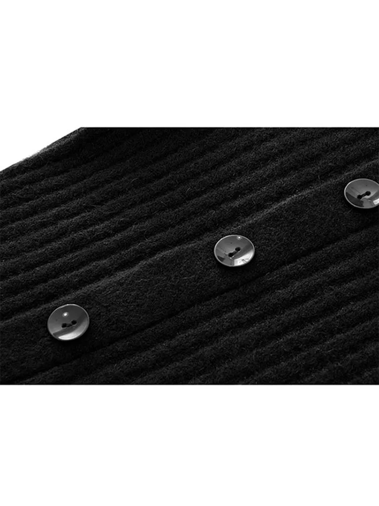 Женский свитер свободного покроя Повседневная модная водолазка вязаные