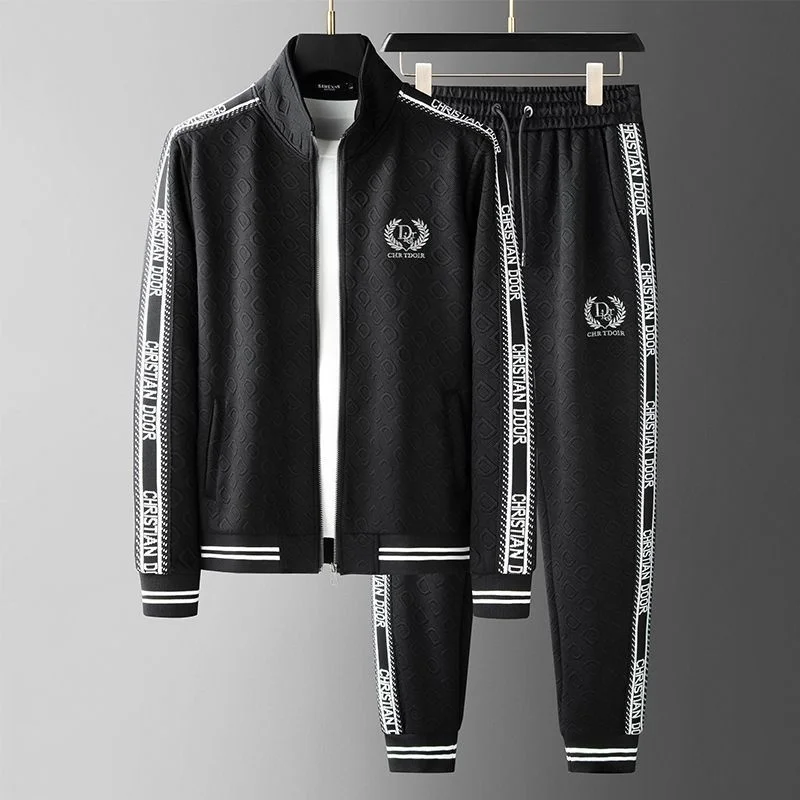 

Роскошный брендовый роскошный свитер высокого качества с длинным рукавом, повседневный спортивный костюм, мужской модный кардиган с вышив...