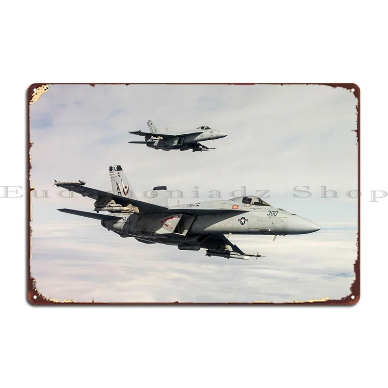 

Super Hornets Metal Sign Mural Cinema Cinema Print Mural Tin Sign Poster