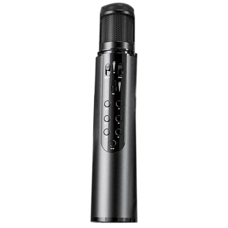 

Hot Wireless Bluetooth Microphone Ic Sound for Live Broadcast Singing Built-in Sound Card with Speaker Karaoke O Mic