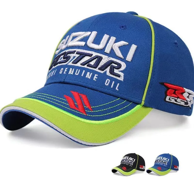 

2023 latest official flagship store all-match embroidery Suzukis hat racing baseball cap retro trend casual peaked cap unisex