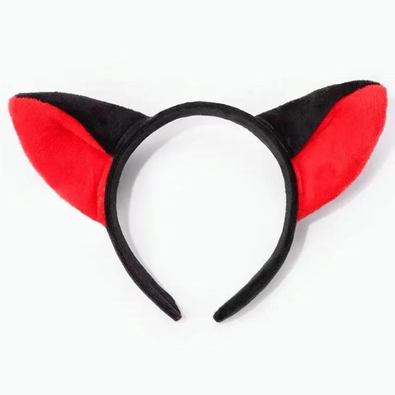 Детская повязка на голову с милыми мультяшными кроличьими ушками и лисьими