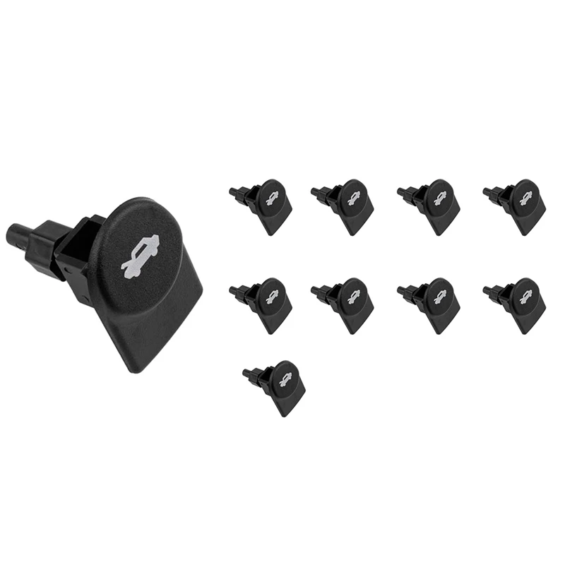 

10Piece Black Car Engine Switch Cap Cover Open The Engine Cap For JAC J3 Tojoy J5 RS Heyue Engine Hood Latch Release Handle