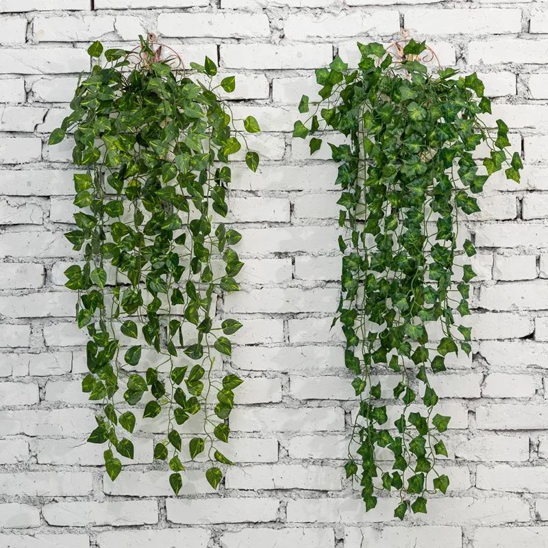

Artificial Plant Vines Wall Hanging Green Leaf Ivy Vine Home Garden Outdoor Decoration Wedding Arch Backdrop Decor Fake Plant