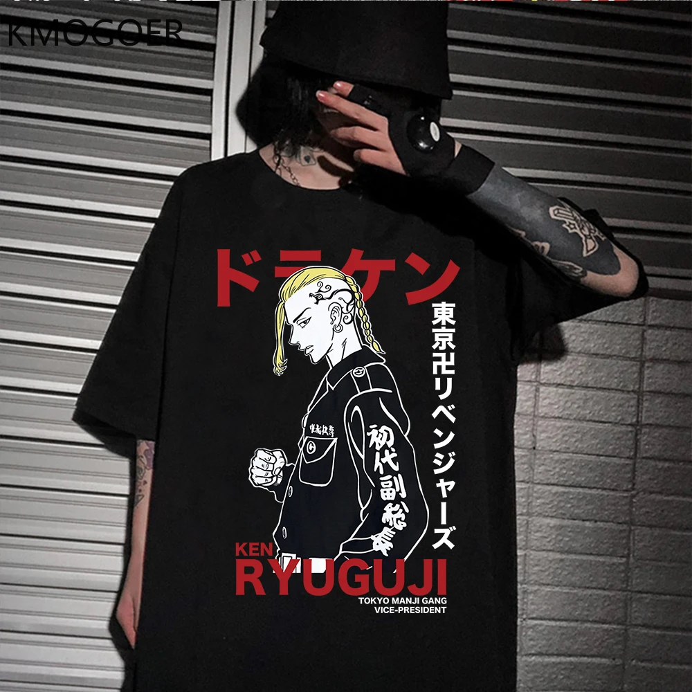 

Fashionable Anime Tokyo Revengers T Shirt Japanese Draken Graphic Anime T-shirt Tops Men Women Clothes Harajuku Goth Top