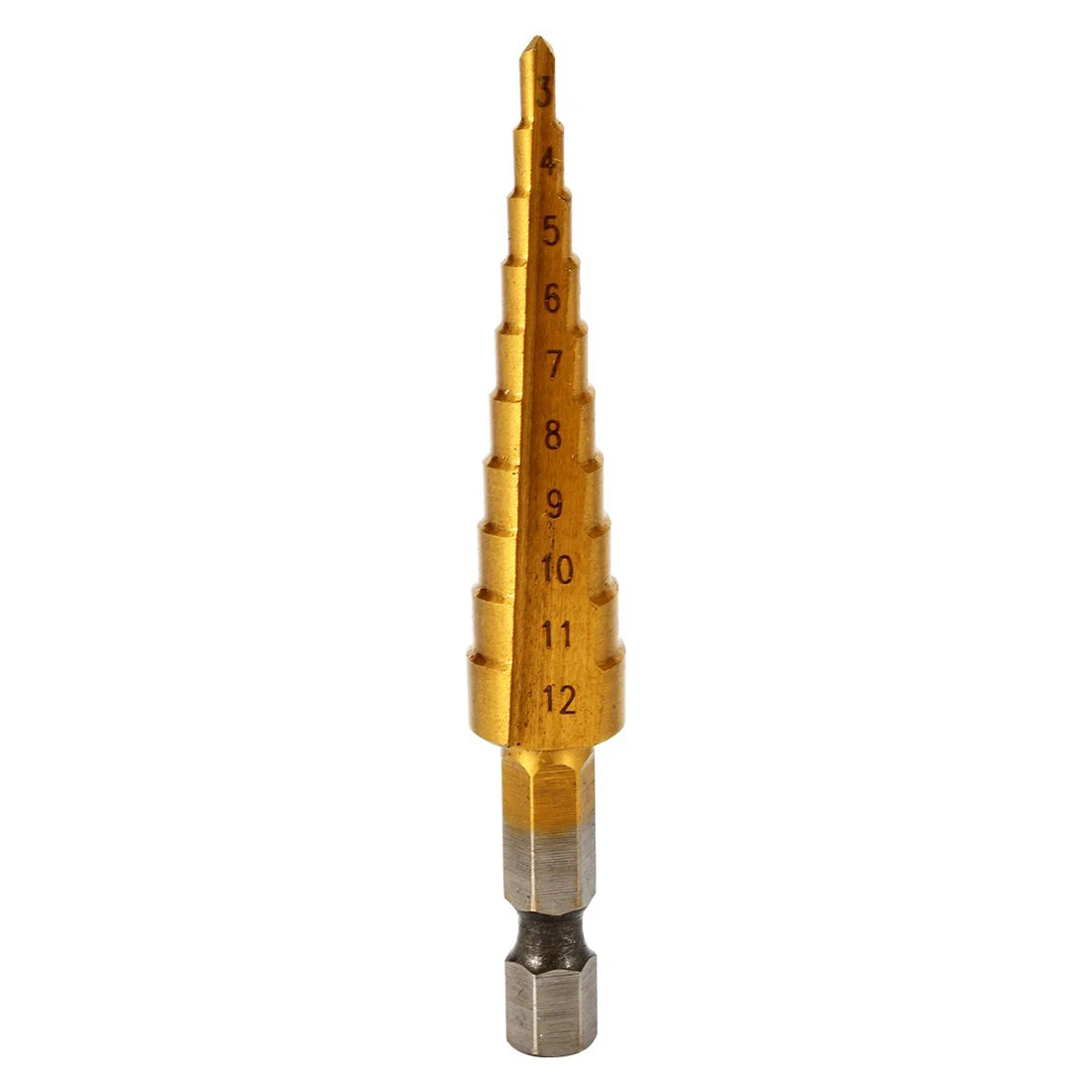 

Gross metal countersink steps drills Titanium bit hole size 3-12mm BI106