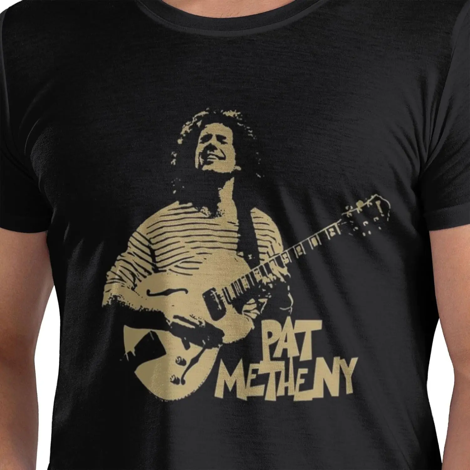 Футболка Pat Music Metheny мужская летняя повседневная футболка хлопковая с круглым