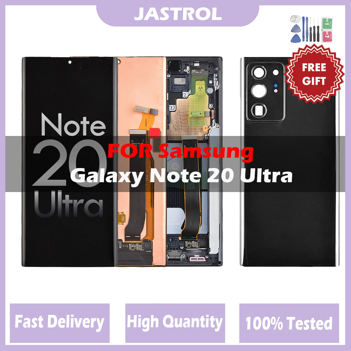 Оригинальный Amoled ЖК-дисплей для Samsung Galaxy Note20 Ultra дисплей SM-N985F N985F/DS N986B фотографический преобразователь в сборе с рамкой + инструментами