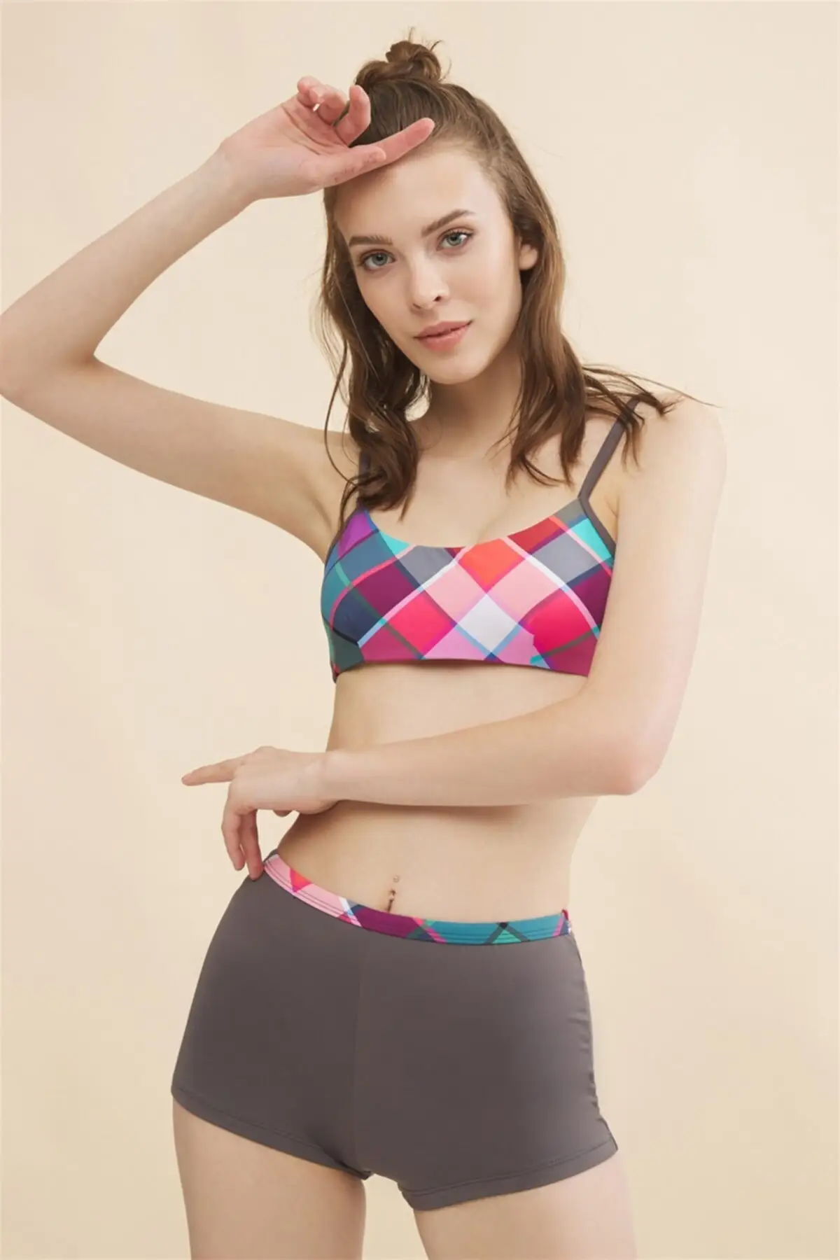 

Women's Bikini Shorts Swimwear Bikini With Shorts Swimwear Lady Swimsuit Sexy Bikini 2022 New Push Up Bikini Set Suit