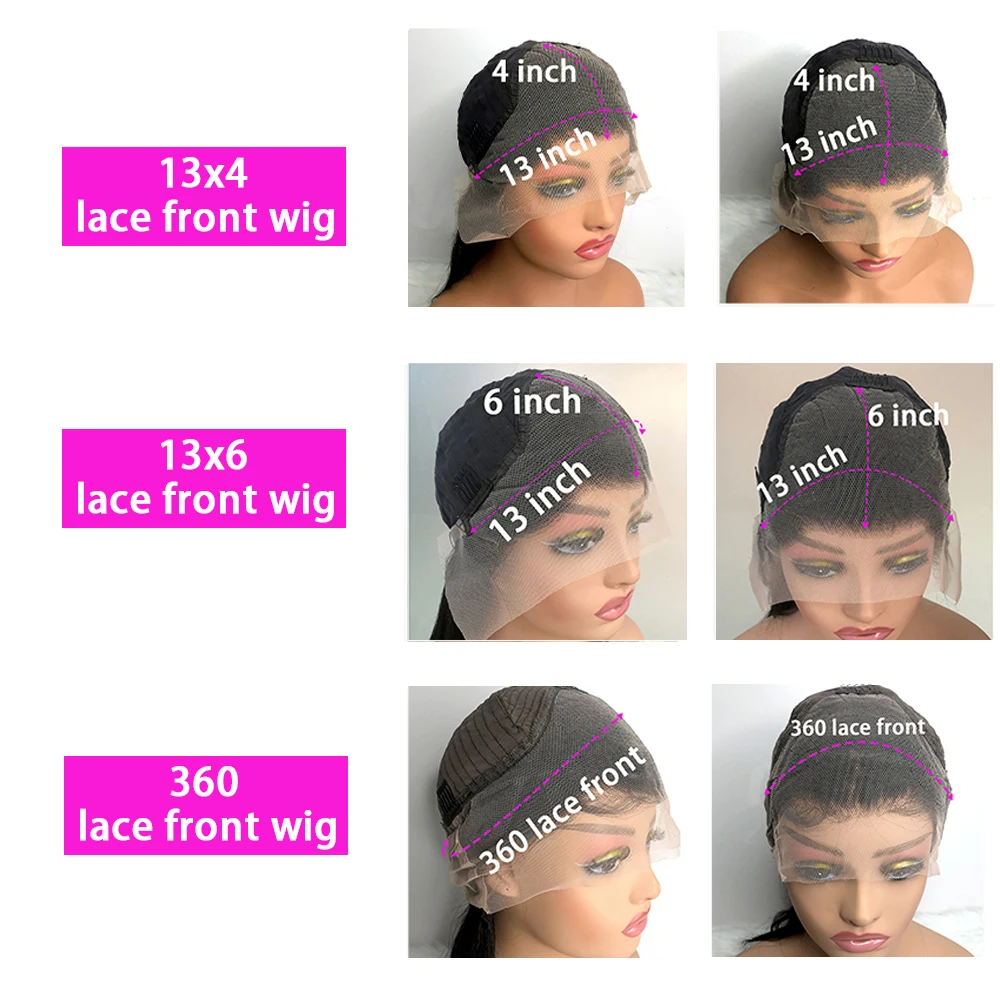 13x4 Bone Straight Lace Front Wig 13x6 Hd Transparent Brazilian 30 40 Inch Human Hair Wigs For Balck Women 360 Lace Frontal Wig images - 6