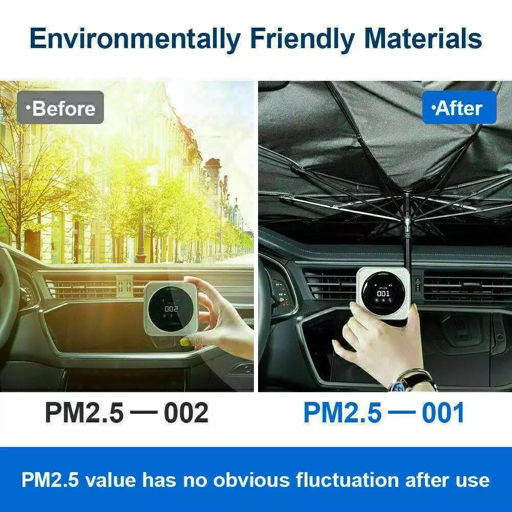 

AUTO PARTS Car Windshield Sunshade Umbrella Auto Sun Visor Silver Windshield Sunshade Anti UV Folding Car Umbrella Foldable Car