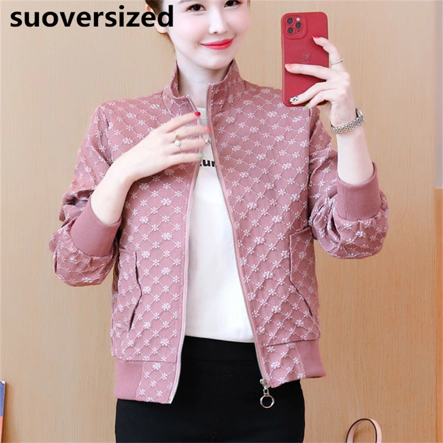 

Женская жаккардовая куртка на молнии, с длинным рукавом и подкладкой